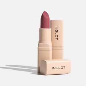 INGLOT Creamy Soft Lipstick Raspberry Blush 507 | Full Coverage Matte NEW